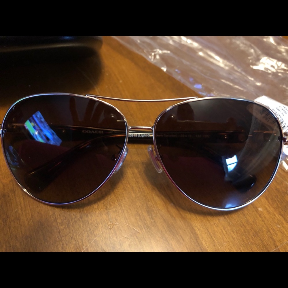 New Coach brown gradient sunglasses